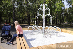 Фонтан в Цпкио. Курган, цпкио, фонтан