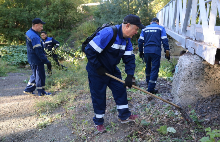 В общей сложности сотрудники вывезли 16 тонн мусора