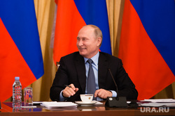 Визит Владимира Путина в Ханты-Мансийск, улыбка, портрет, путин владимир