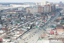 Виды города с высоты. Тюмень, частные дома, частный сектор, тюмень, виды тюмени