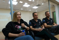 Создатель талисмана Наталья Мамаева узнала своего галчонка в эфире «Первого канала»
