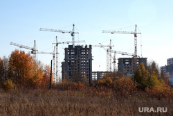 Виды города. Пермь, новостройки, стройка, кран строительный, жк погода