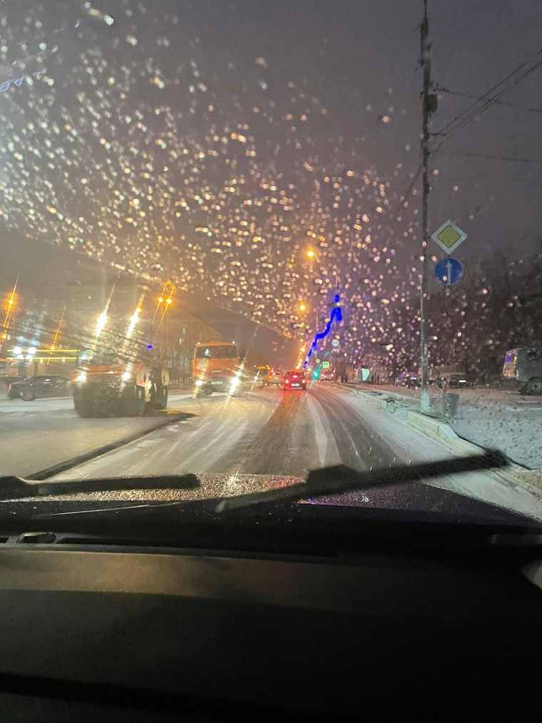 Дорожные работы в Лабытнанги по улице Гагарина