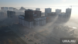 Смог в Екатеринбурге снят с высоты птичьего полета. Видео