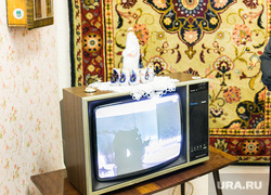 Выставка советского быта. Тюмень, ковер, быт, вещи, ретро, телевизор, советский ковер