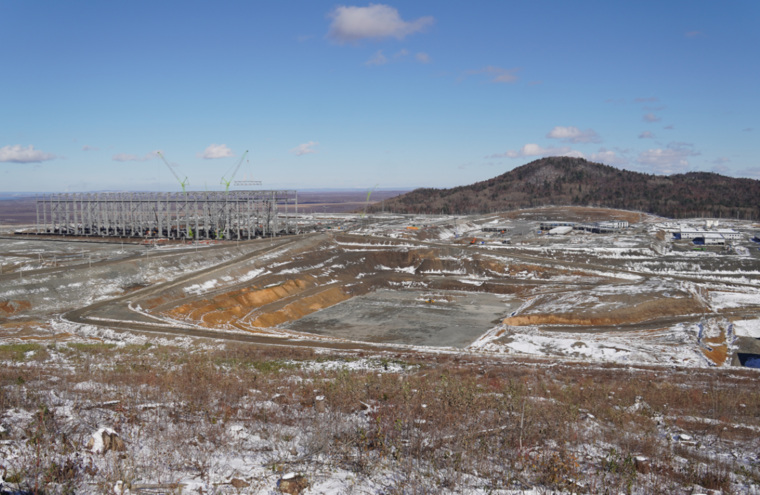 Производственная мощность будущего предприятия компании «Амур Минералс» позволит перерабатывать в год 90 млн тонн руды