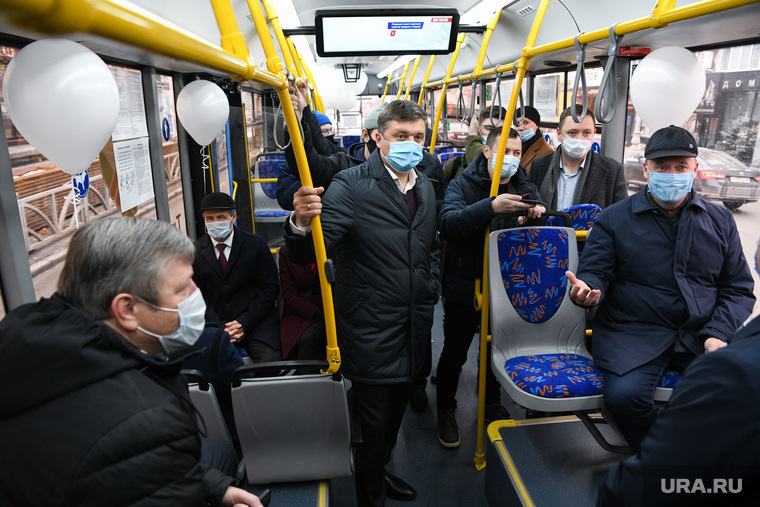 Алексей Орлов объезжает объекты благоустройства на электробусе. Екатеринбург
