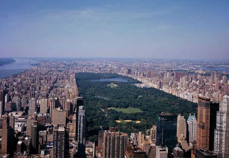 Центральный парк Нью-Йорка выглядит так