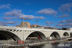 Завершающий этап реконструкции Макаровского моста. Екатеринбург, макаровский мост