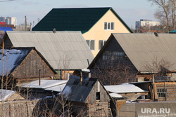 Галкинский мост. Курган, деревня, дача, крыши, частный сектор, крыши домов