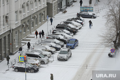 Снегопад. Челябинск, автомобили, зима, город в снегу, снегопад, автотранспорт