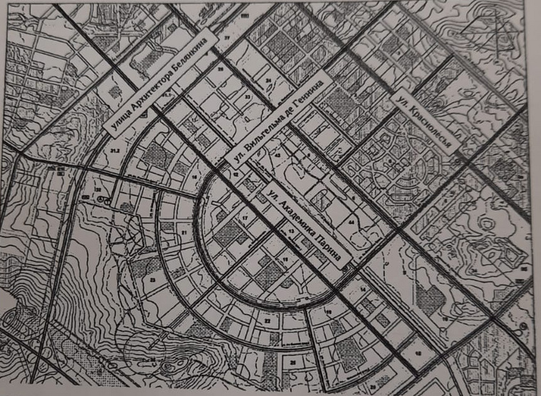 Улицы еще нет на городской карте, она только проектируется