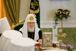 Заседание Священного Синода в Екатеринбурге, патриарх кирилл