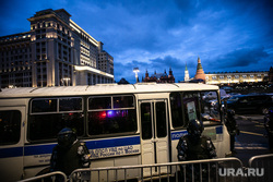 Несанкционированная акция сторонников оппозиционера Алексея Навального. Москва, полиция, омон