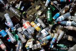 Виды Екатеринбурга, мусор, пластиковые бутылки, отходы, свалка, пластик