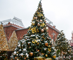 Новогодняя Москва. Москва, новогодняя елка, кремль, манежная площадь, новый год, манежка