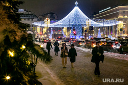 Вечерняя Москва. Москва, зима, лубянка, новогодняя елка, лубянская площадь, новый год, иллюминация