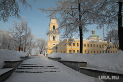 Зимние виды города Пермь, зима, город пермь