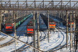 Железнодорожный вокзал. Курган, поезда, зима, жд вокзал
