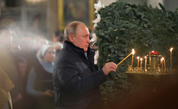 Сайт президента России, stock, церковные свечи, путин владимир, сток,  stock