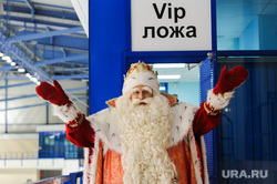 Пресс-конференция по случаю приезда Деда Мороза из Великого Устюга. Челябинск, вип ложа, дед мороз
