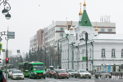 Снежный город. Тюмень, храм, церковь, тюмень