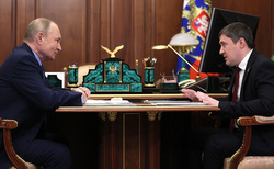 Дмитрий Махонин рассказал Владимиру Путину о подготовке к юбилею Перми
