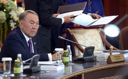 Назарбаев сделал первое заявление с начала протестов в Казахстане