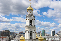 Панорама города. Екатеринбург, храм большой златоуст, большой златоуст