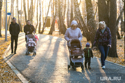 Гилевская роща. Тюмень, прогулка, парк, осень, прогулка в парке, родители с коляской, гилевская роща, люди гуляют