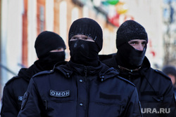 Несанкционированный митинг в поддержку оппозиционера. Курган, шествие, митинг, спецназ, омон