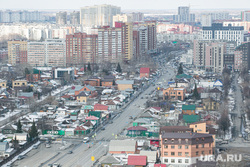 Виды города с высоты. Тюмень, частные дома, частный сектор, тюмень, виды тюмени
