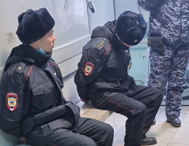 В русской полиции порно видео