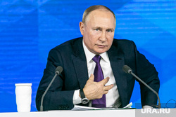 Семнадцатая ежегодная пресс-конференция президента РФ. Москва, портрет, путин владимир