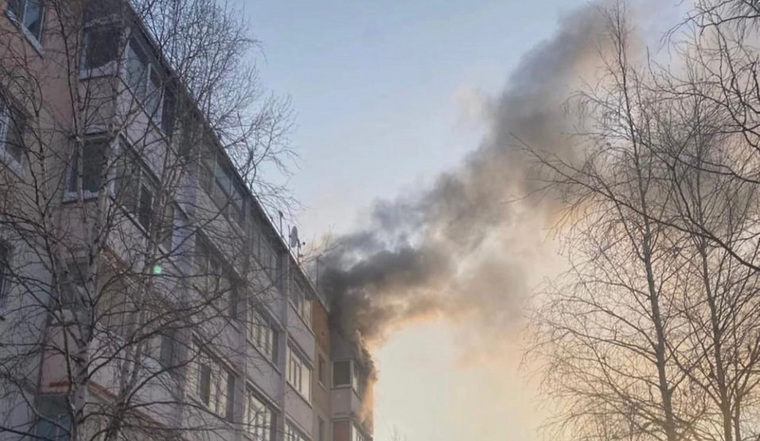 Возгорание в Муравленко по адресу Ленина, 72