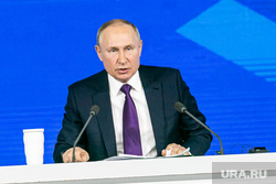 Семнадцатая ежегодная пресс-конференция президента РФ. Москва, портрет, путин владимир