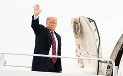 Клипарт The White House, приветствие, трамп дональд, трап самолета