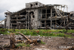 Донецкий аэропорт: старый терминал., аэропорт донецка, руины