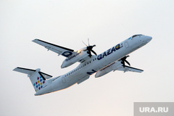 Аэропорт Кольцово. Екатеринбург, bombardier, самолет в воздухе, qazaq, казахские авиалинии, бомбардье, bombardier q400