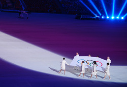 депозитфото, олимпиада, олимпийский флаг