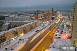 Виды города. Пермь, проезжая часть, город пермь, вид сверху