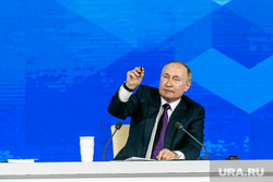 Семнадцатая ежегодная пресс-конференция президента РФ. Москва, портрет, путин владимир