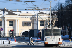 Виды Екатеринбурга, троллейбус, общественный транспорт, электрический транспорт