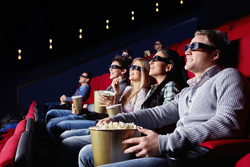 Клипарт depositphotos.com. , кинотеатр, попкорн, кинозал, кинематограф, 3d, imax, зрители