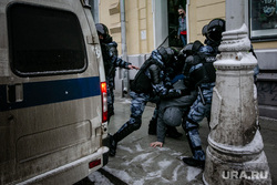 Несанкционированная акция в поддержку оппозиционера. Москва, силовики, протестующие, митинг, росгвардия, протест, навальнинг, винтилово, омон, хапун, задержание актививстов