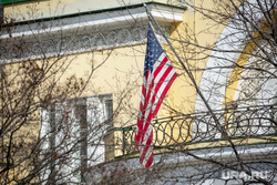 Акция гвардии Захара Прилепина и партии "За Правду" у резиденции посла США. Москва, акционизм