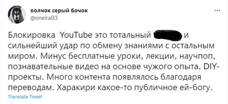 Россияне не хотят терять бесплатные уроки на YouTube