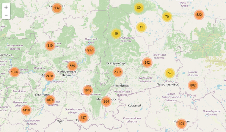 Карта данных клиентов «Яндекс.Еды»