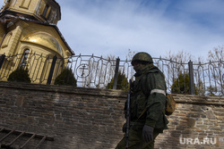 Волноваха после освобождения. ДНР, Волноваха, крест, храм, церковь, военные, днр, патруль, ополченец, военная комендатура, патрулирование, зачистка, православие, солдат, народная милиция