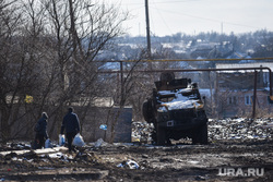 Ситуация в Волновахе после частичного освобождения. ДНР, военная техника, армия, военные, днр, беженцы, местные жители, зачистка, волноваха, z войска
